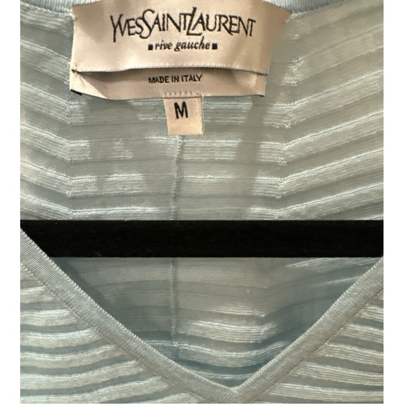 YSL light blue lightweight sweater size M - never worn - Picture 3 of 5